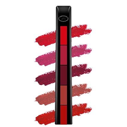 5-in-1 Lipstick | Long Lasting | Matte Finish| | Compact & Easy to Use | Intense Color Payoff | Non-Sticky & Non-Drying | Infused with Shea butter and Jojoba Oil to Prevent dryness | Travel Friendly | 7.5gm | Shade 2